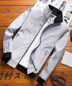 ジャケット ブルゾン メンズ スタジャン フライトジャケット スイング ジャンパー アウター 秋服